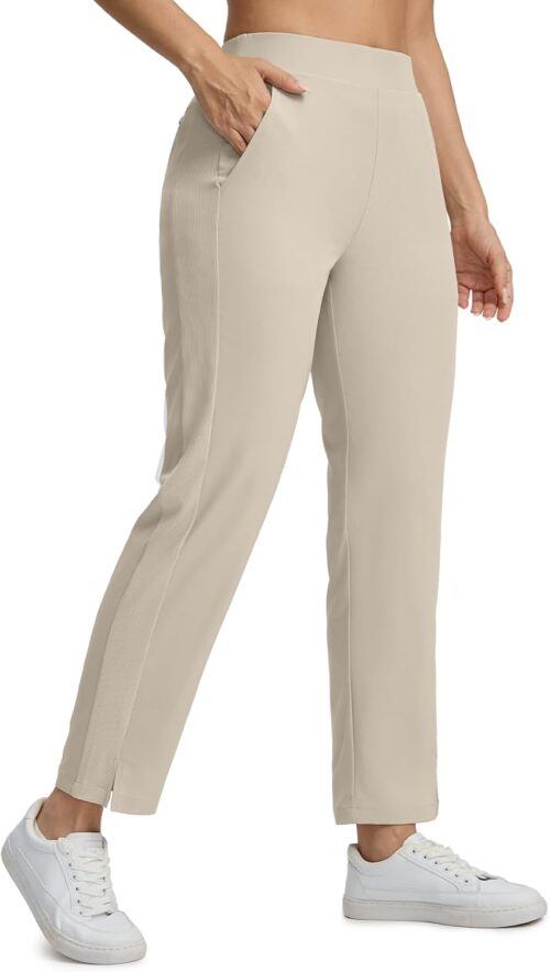 Seamaid Women’s Golf Pants with Deep Pockets Travel Pants for Athletic Stretch UPF 50+